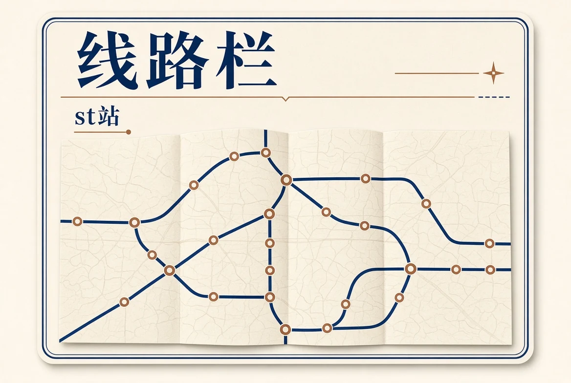 st站线路栏